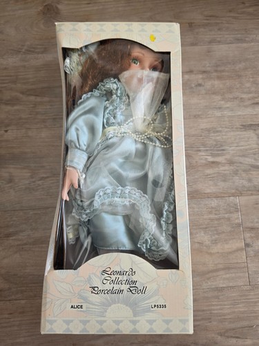 Alice porcelain doll - porcelain, from